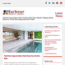 Tylohelo rejuvenates Hale Country Club's Spa | Newton Waterproofing Systems' Online RIBA-Approved CPD Video