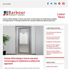 Future office design: how to use door ironmongery to implement a safety first approach |  Finding solutions for socially distanced spaces [BLOG]
