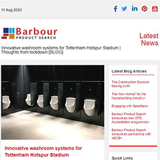 Innovative washroom systems for Tottenham Hotspur Stadium | Thoughts from lockdown [BLOG]